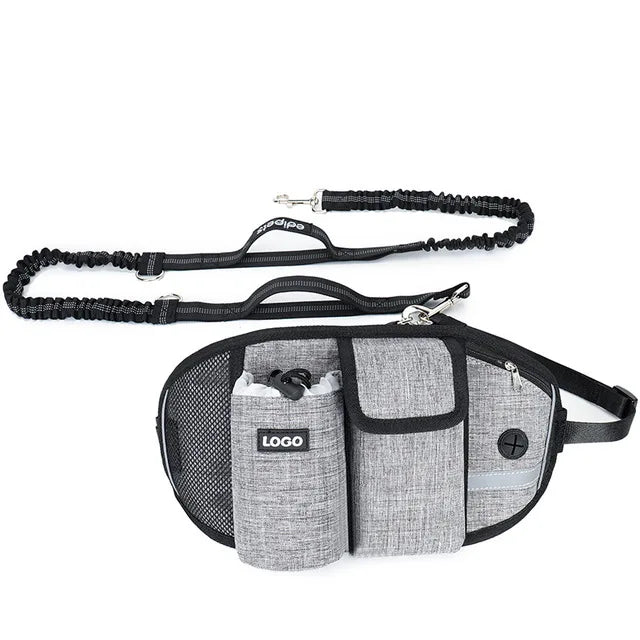Dog Walking Waist Bag with Lead